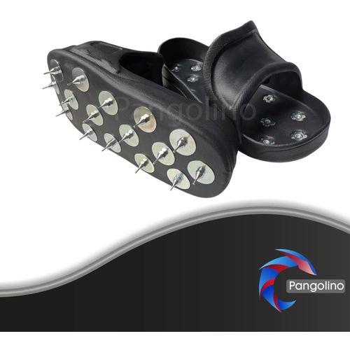 Pangolino - Nagelschuhe Spiky - Größe L - zum Begehen von frisch gegossenem Epoxidharz, Estirch und Nivellier- & Spachtelmassen