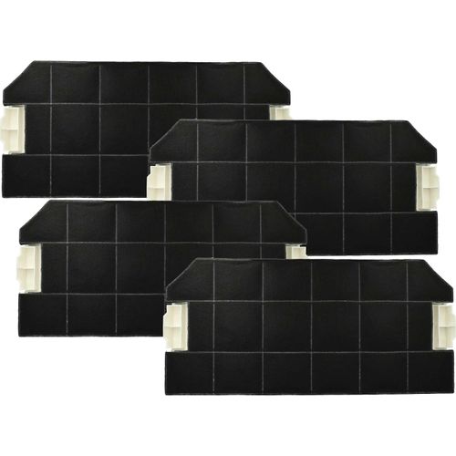 vhbw 4x Aktivkohlefilter Ersatz für BSH 460367 für Dunstabzugshaube - 49,6 x 23 x 3 cm