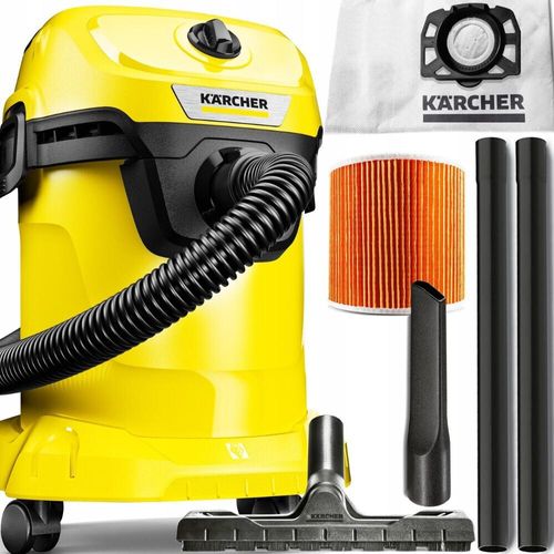 Karcher Staubsauger Wd 3 1000W 17L Trocken/Nass Funktion Werkstatt Haus