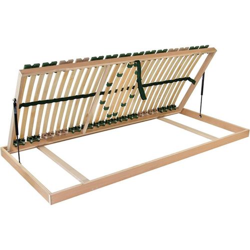 Lattenrost Portoflex Kombi G Links 200 x 90 x 10 cm Buche Natur