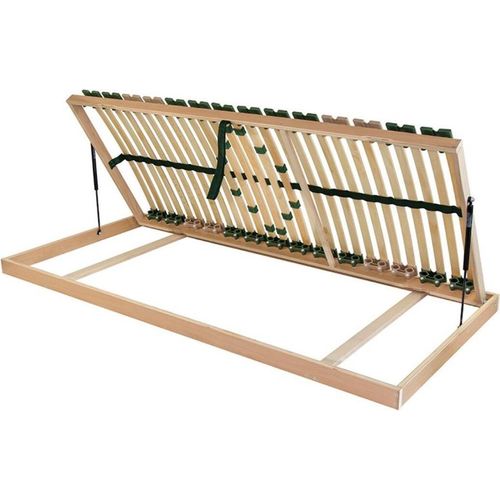 Lattenrost Portoflex Kombi G Rechts 210 x 90 x 10 cm Buche Natur
