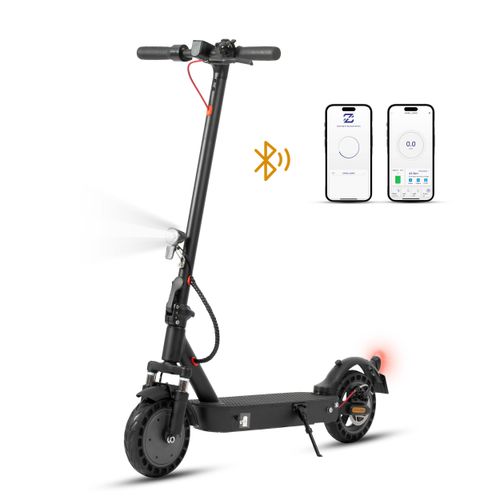 Zwheel E9 plus Elektroscooter, E-Scooter mit Straßenzulassung (ABE), Max.20km/h, Komfortable Stoßdämpfung, APP-Verbindung