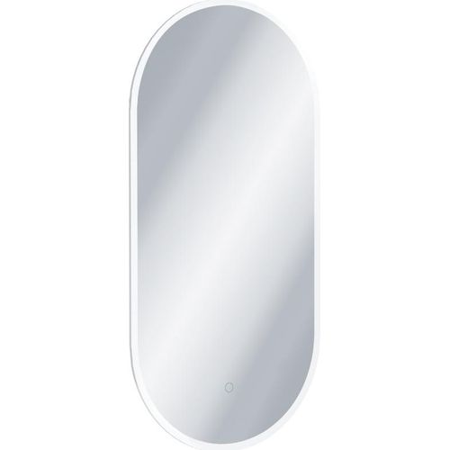 Excellent | Badspiegel Lumiro - 100x50 cm - Oval - LED Beleuchtung - mit Heizmatte und Touch-Funktion