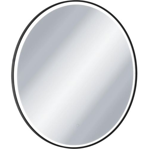 Excellent | Badspiegel Corido - 100 cm - Schwarz matt - LED-Beleuchtung - mit Heizmatte und Touch-Control