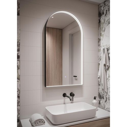 Badezimmerspiegel Aberdeen LED - 45 x 100 cm - Badezimmerspiegel - Duschspiegel