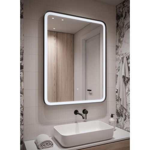 Badezimmerspiegel Ankara LED - 60 x 80 cm - Badezimmerspiegel - Duschspiegel