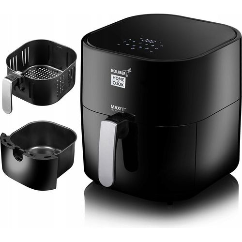 Schwarze Frymax X-1800-W 8L Led, Energieeffiziente Fritteuse