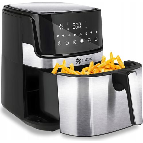 Fettfreie Friteuse 8L 1800W Hochleistung Schnellluft Lcd 8 Programme Xl