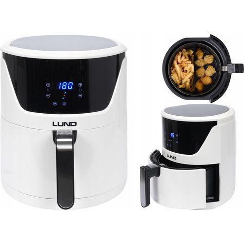 Fettfreie Weisse Friteuse 5.7L 1800W Lcd Luftfriteuse - Gesund Kochen
