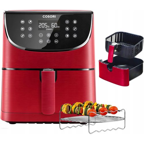 Cosori Fettfreie Friteuse 1700W 5.5L Luftfriteuse 11 Programme Rot