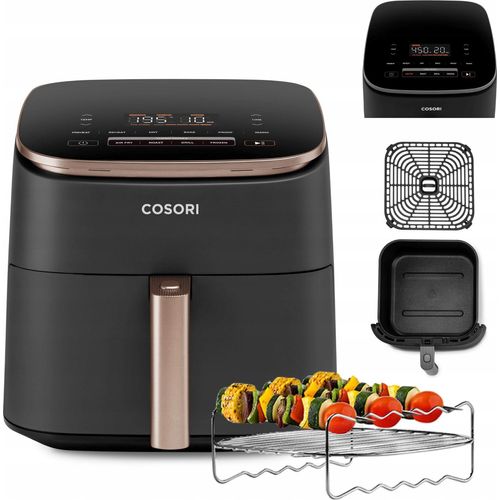 Fettfreie Friteuse Cosori Turbo Blaze 6L 1725W - 9 Led-Programme
