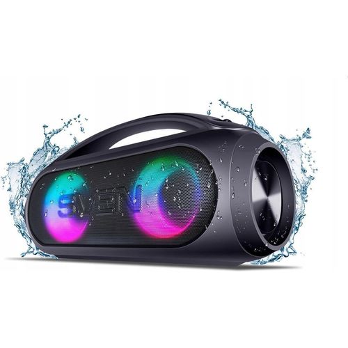 Sven Tragbare Boombox Party Lautsprecher 40W Bluetooth, Usb, Fm, Ipx5, Led