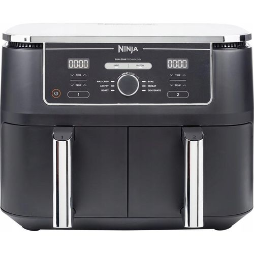 Fettfreie Friteuse Ninja Af400Eu 9.5L 2470W Zwei Fächer Timer Lcd