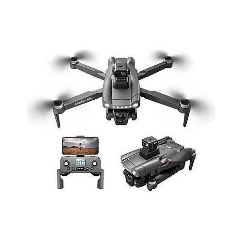 AIORBER GPS-Drohne, mit 8K Kamera, Brushless-Motoren, laser-Hindernisvermeidung, Optischem Schwebe-Modus,Präzise Steuerung, 27x31x10 cm, Schwarz