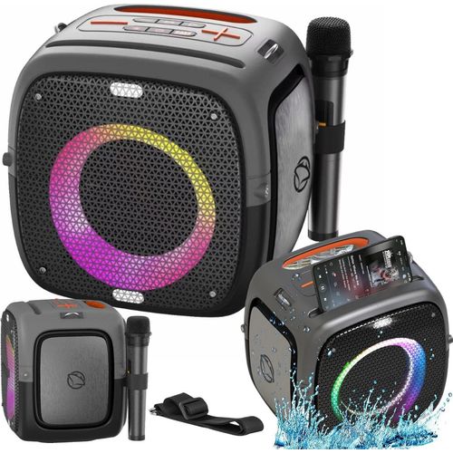Tragbarer Lautsprecher Manta Ares Spk340 100W Bt Karaoke Mit Mikrofon, Tws, Ipx5