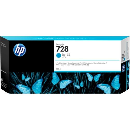 Tintenpatrone HP 728 cyan Packung mit 5 Stück