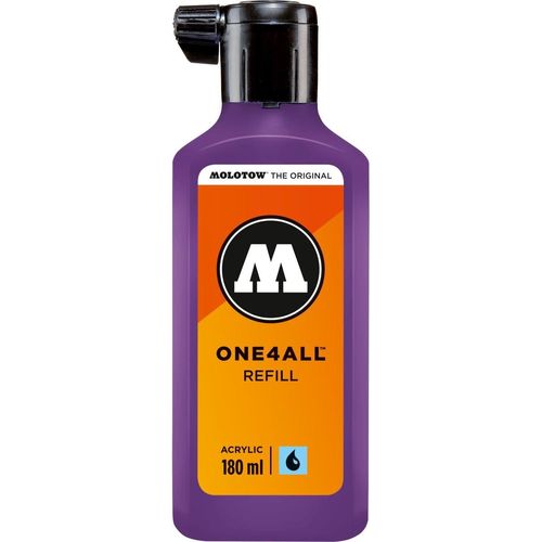 Nachfülltinte One4All für Permanentmarker 180ml johannisbeere Packung mit 10 Stück