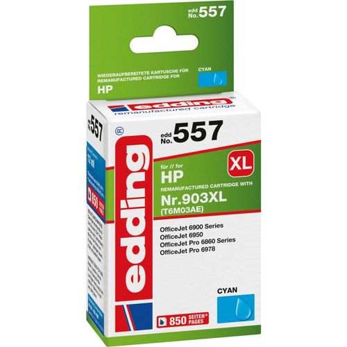 Druckerpatrone für HP No. 903XL (T6M03AE) cyan Packung mit 12 Stück