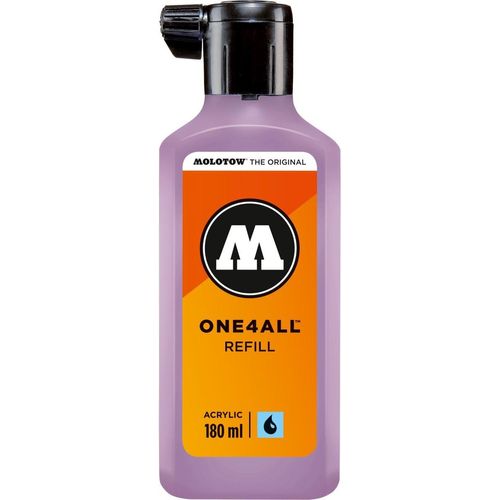 Nachfülltinte One4All für Permanentmarker 180ml flieder pastell Packung mit 10 Stück