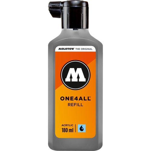 Nachfülltinte One4All für Permanentmarker 180ml graublau dunkel Packung mit 10 Stück