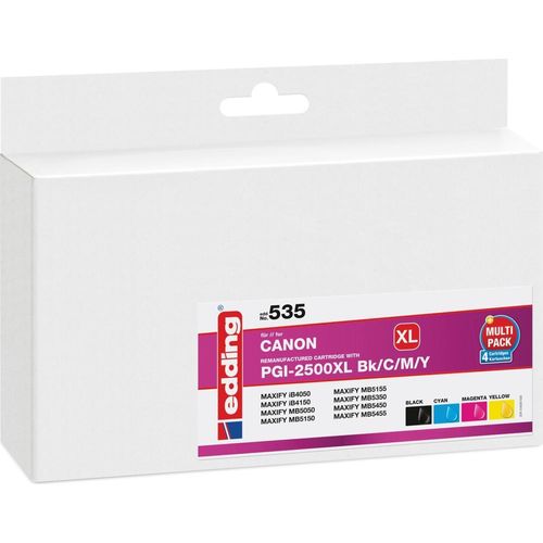 Druckerpatronen kompatibel mit Canon PGI-2500XLBk/C/M/Y Multipack Packung mit 6 Stück