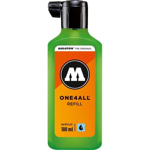 Nachfülltinte One4All für Permanentmarker 180ml kakao77 universes green Packung mit 10 Stück
