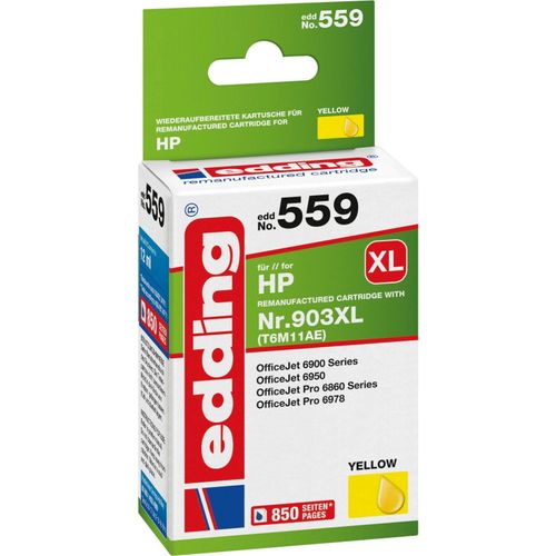Druckerpatrone für HP No. 903XL (T6M11AE) yellow Packung mit 12 Stück