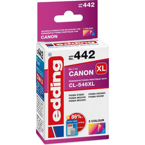 Druckerpatrone kompatibel mit Canon No. 546XL (CL-546XL) color Packung mit 12 Stück