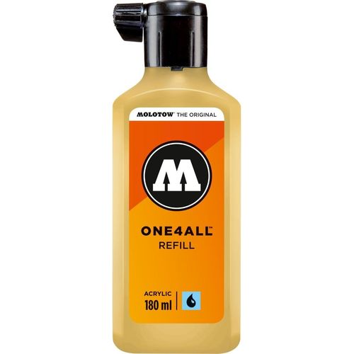 Nachfülltinte One4All für Permanentmarker 180ml vanille pastell Packung mit 10 Stück