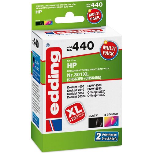 Tintenpatrone Multipack kompatibel mit HP No. 301XL+301XL Packung mit 12 Stück
