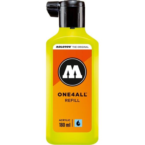 Nachfülltinte One4All für Permanentmarker 180ml giftgrün Packung mit 10 Stück