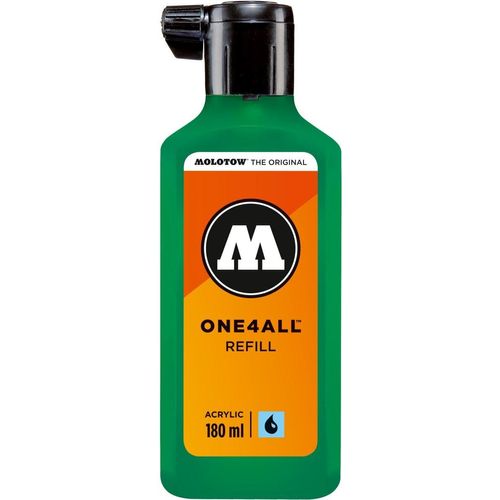 Nachfülltinte One4All für Permanentmarker 180ml türkis Packung mit 10 Stück