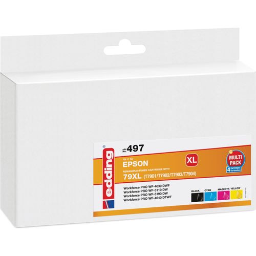 Druckerpatrone kompatibel mit Epson T79XL (T7901/02/03/04) Packung mit 6 Stück
