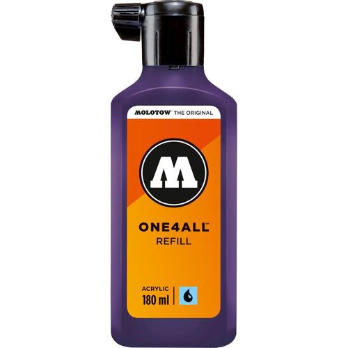 Nachfülltinte One4All für Permanentmarker 180ml violett dunkel Packung mit 10 Stück
