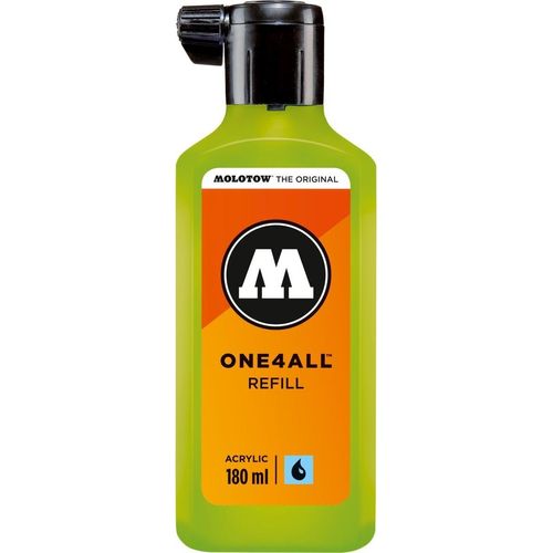 Nachfülltinte One4All für Permanentmarker 180ml grashüpfer Packung mit 10 Stück