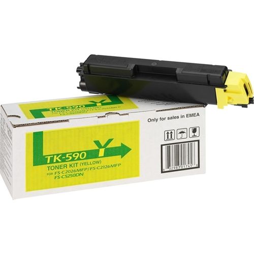 Toner Kyocera TK590Y gelb Packung mit 15 Stück