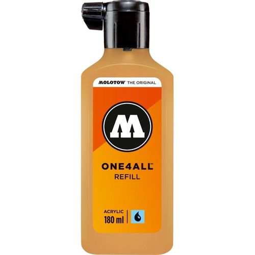 Nachfülltinte One4All für Permanentmarker 180ml ockerbraun hell Packung mit 10 Stück