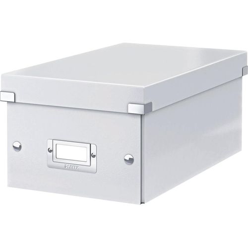 Ablagebox Click & Store DVD weiß Packung mit 6 Stück