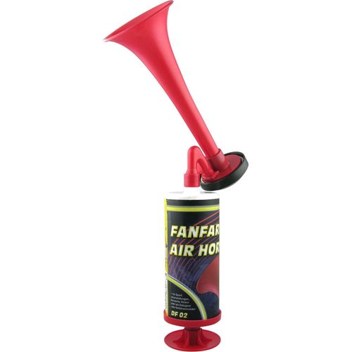 Druckluft-Fanfare DF 02 rot Packung mit 40 Stück