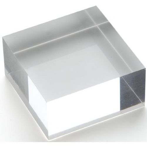 Acryl-Block 50 x 25 x 50mm transparent Packung mit 10 Stück