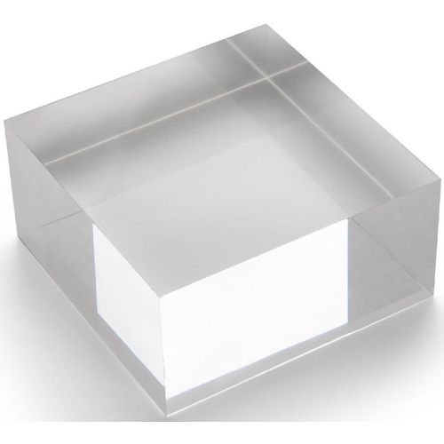 Acryl-Block 100x50x100mm transparent Packung mit 10 Stück