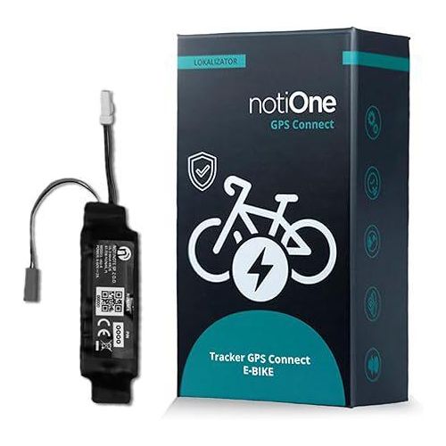 notiOne® Tracker GPS für Bike mit Elektromotor Ananda, Fahrrad-Diebstahlschutz, ohne ABO, Echtzeit-Ortung & Geofencing