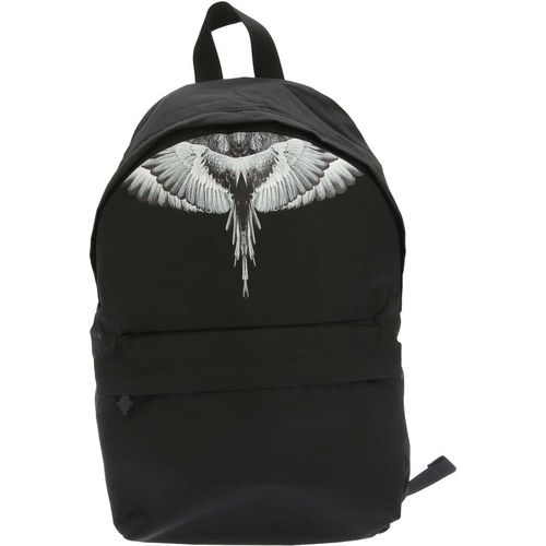 Marcelo Burlon - Kinder Rucksack, Flügel GT995 (Einheitsgröße) (Schwarz/Grau)