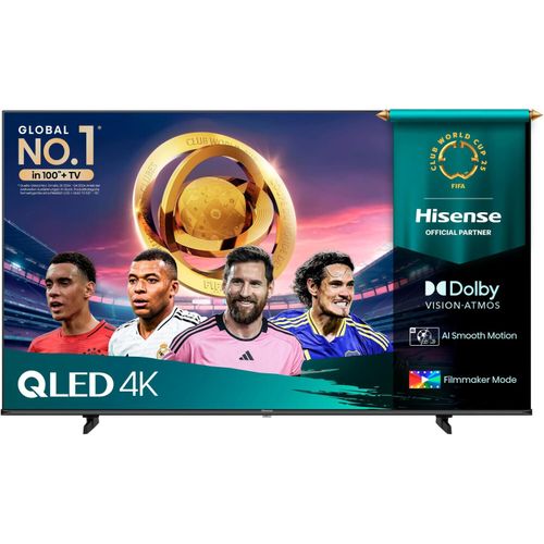 Hisense 65E77Q, QLED-Fernseher (164 cm (65 Zoll), schwarz (2025)