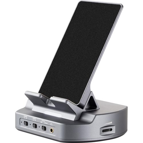 xDuoo DT-01 HiFi-Plattenspieler fuer Telefone, konvertiert USB in Koaxial/Optisch/AUX, USB-Unterstuetzung DSD256 32 Bit/384 kHz, 350 mW Ausgang, Telefon-Ladestation, Audio-Dockingstation