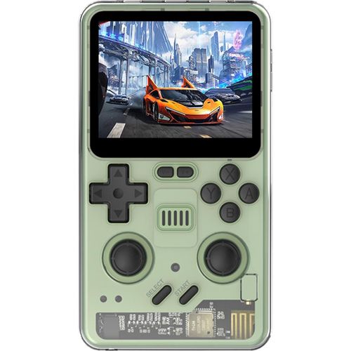 POWKIDDY RGB20 Pro Retro-Handheld-Spielkonsole, tragbarer Spielespieler mit TF-Spielkarte, Open-Source-Spielgeraet, 3,2-Zoll-IPS-Bildschirm, HD-Ausgang, 3,5-mm-Kopfhoererbuchse, wiederaufladbarer 5000-mAh-Akku