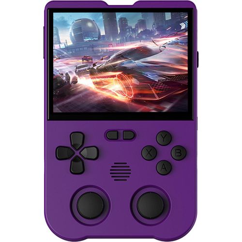 Powkiddy XU10 Handheld-Spielkonsole mit integrierten Spielen IPS-Bildschirm 3,5-Zoll Open Source Gaming-Geraet