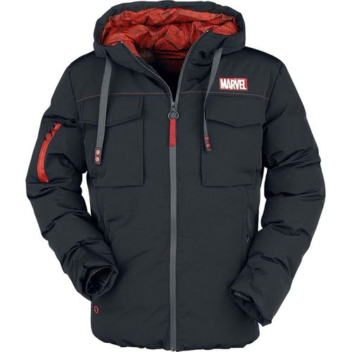 Marvel Winterjacke Herren Marvel Logo schwarz M