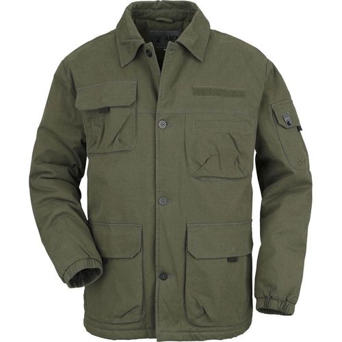 Black Premium by EMP Herren oliv farbende gefütterte Übergangsjacke XXL
