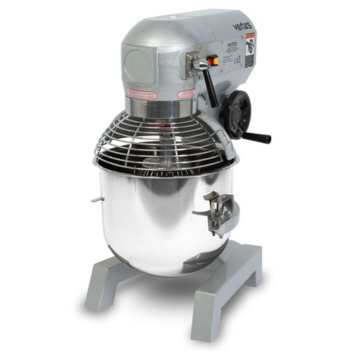 VERTES Professionelle Teigknetmaschine Knetmaschine Teigmaschine mit Planetenrührwerk, 30L Kapazität, Edelstahl Rührschüssel, Rührblatt